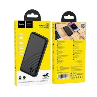 Внешний аккумулятор Hoco J123  10000mAh цвет: Чёрный