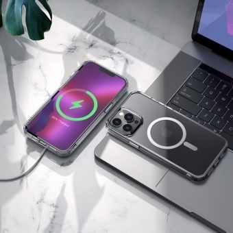 Чехол HOCO магнитный для iP 13 Pro цвет: прозрачный