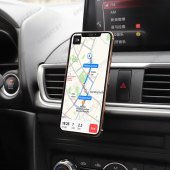 Автодержатель Hoco CA47 магнит, в решетку, цвет: Чёрный