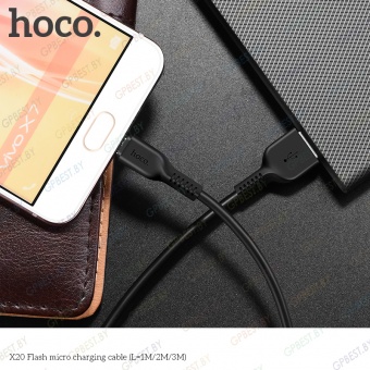 Дата-кабель Hoco X20 Flash MicroUSB (2.0 м)