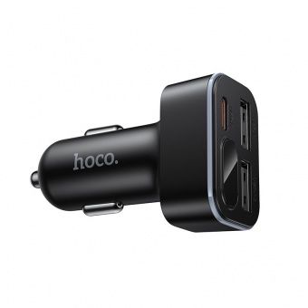 Автомобильное ЗУ Hoco Z63A (42W  3 порта) цвет: черный