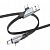 Дата-кабель Hoco U119  4 в 1  (USB/Type-C to iP/Type-C 1.2 м) цвет: Чёрный