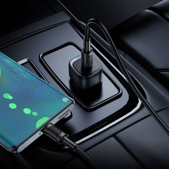Автомобильное ЗУ Borofone BZ34A (PD20W) цвет: Чёрный