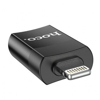 Адаптер Hoco UA17 IP - USB цвет: Чёрный