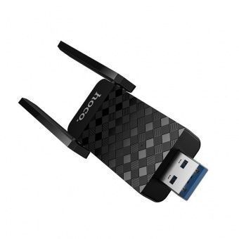 Адаптер Hoco HI34 WiFi6 USB цвет:Чёрный