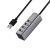 Адаптер Hoco HB1 USB - Xaб на 4 USB цвет: графитовый