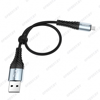 Дата-кабель Hoco X38 Micro (0.25 м), цвет: Чёрный