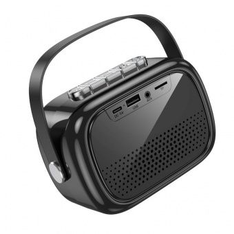 Беспроводная колонка Borofone DR10 (1200 mAh,5W) цвет: Чёрный