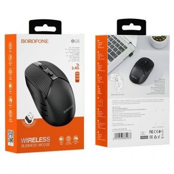 Мышь беспроводная Borofone BG5 цвет: Чёрный