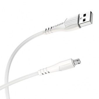 Дата-кабель BOROFONE BX37 Micro(1,0 м), цвет: белый