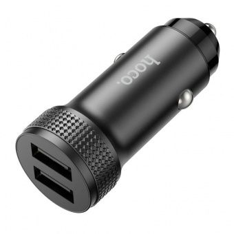 Автомобильное ЗУ Hoco Z49 (2USB: 5V/2.4A) цвет: Чёрный