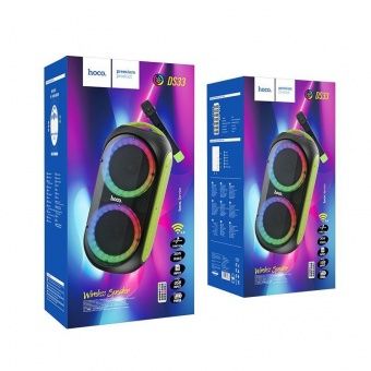 Беспроводная колонка Hoco DS33 (4500 mAh,30W) цвет: Чёрный