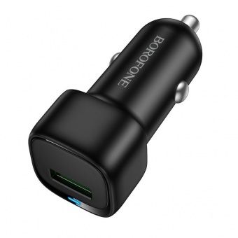 Автомобильное ЗУ Borofone BZ34 (QC3.0) цвет: Чёрный