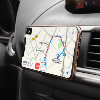 Автодержатель Hoco CA47 магнит, в решетку, цвет: Чёрный