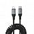Дата-кабель Hoco X121 Type-C-IP (27W,пружинный,1,5 м) цвет: Чёрный
