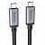 Кабель Hoco US05 USB4 Type-C HD (нейлон 2м.,40 Гбит/с,100W), цвет: Чёрный