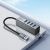 Адаптер Hoco HB1B  (USB -4 USB 3.0,1m)  цвет: металлик