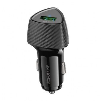 Автомобильное ЗУ Borofone BZ31 (1USB: QC3.0) цвет: Чёрный