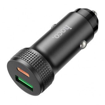 Автомобильное ЗУ Hoco Z49B (PD20W+18W QC3.0) цвет: Чёрный
