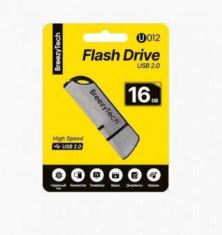 USB флэш-диск BreezyTech U012 (16GB) цвет: Чёрный