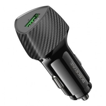 Автомобильное ЗУ Borofone BZ31 (1USB: QC3.0) цвет: Чёрный