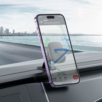 Автодержатель Hoco H30 магнитный,липучка цвет: Чёрный