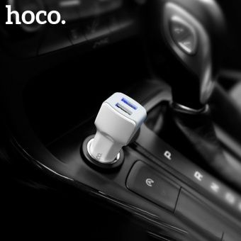 Автомобильное ЗУ Hoco Z23 двойной порт (2USB: 5V & 2.4 A)