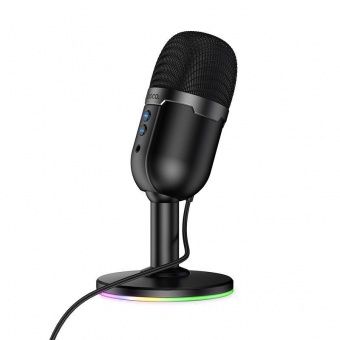 Микрофон настольный Hoco L25 USB цвет: черный