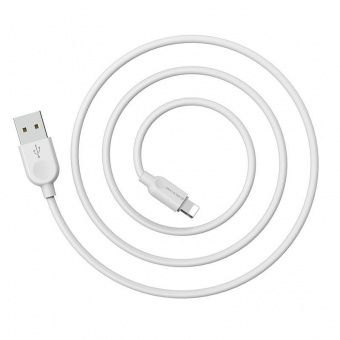 Дата-кабель BOROFONE BX14 IP (2м.), цвет белый