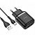 Сетевое зарядное устройство Hoco N4 (2USB: 5V 2.4A +кабель Type-C) цвет: Чёрный