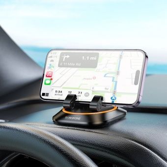 Автодержатель Borofone BH116 на панель цвет: Чёрный