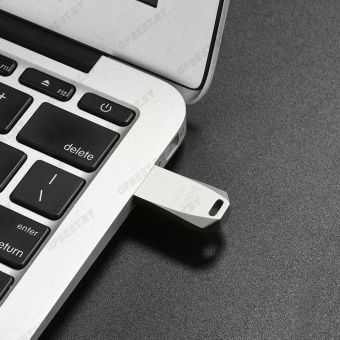 USB флэш накопитель HOCO 32Gb UD4, цвет: серебристый