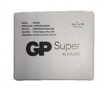 Батарейки алкалиновые GP Super G-tech LR03/2S 2/10
