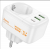 Многофункциональная розетка Hoco AC26 (3 порта (1C2A PD20W) цвет: белый