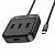 Адаптер Hoco HB31 USB-Xaб на 4 USB (USB3.0+USB2.0*3) 0,2m цвет: Чёрный