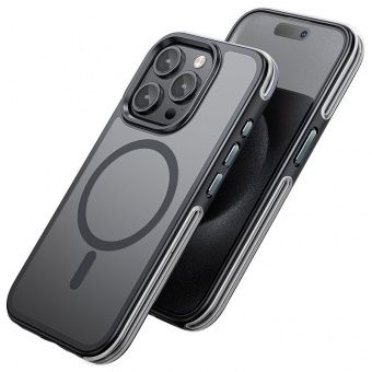 Чехол Hoco AS5 для iP15 Pro Max магнитный,противоударный цвет: Чёрный