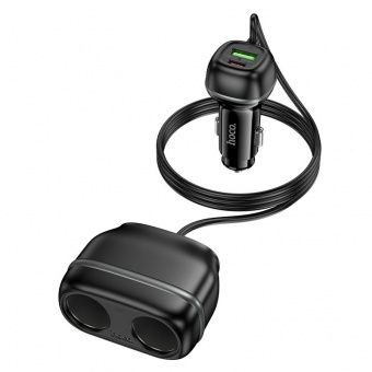 Автомобильное ЗУ Hoco Z59 (48W PD30W+QC3.0) цвет: Чёрный