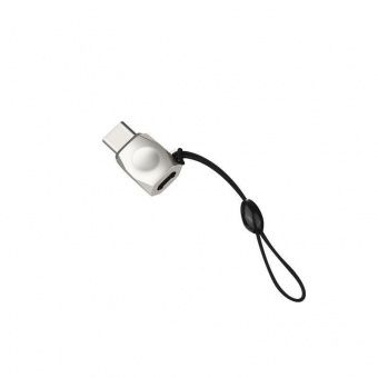 Адаптер Hoco UA8 Адаптер  Type-c - micro USB цвет: серебристый