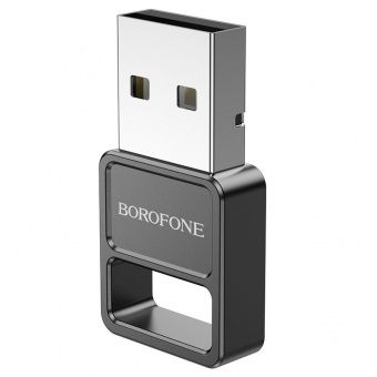 Адаптер Borofone DH8 USB - Bluetooth 5.1 цвет: Чёрный