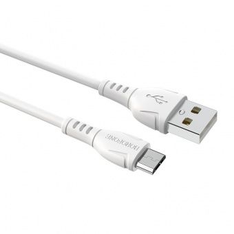 Дата-кабель BOROFONE BX51 Micro (1м., 2.4A), цвет: белый