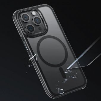 Чехол Hoco AS5 для iP15 Pro Max магнитный,противоударный цвет: Чёрный