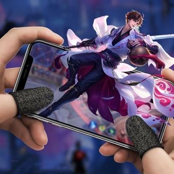Напальчники игровые Hoco GM4 цвет: металлик
