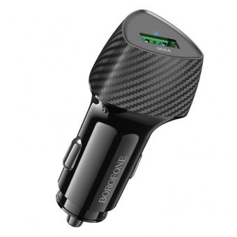 Автомобильное ЗУ Borofone BZ31 (1USB: QC3.0) цвет: Чёрный