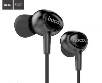 Наушники Hoco M3 (1.2 м) с микрофоном цвет: Чёрный