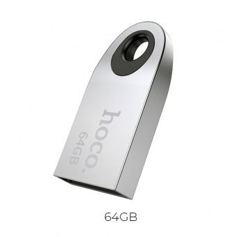 USB флеш накопитель HOCO 64Gb UD9 USB2.0 цвет: серебристый