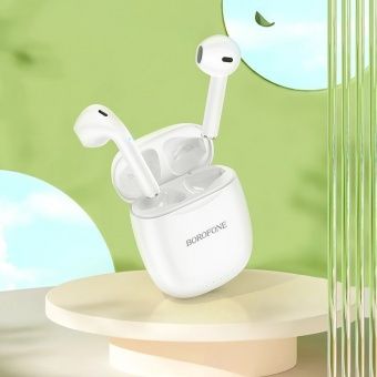 Беспроводные наушники Borofone BW17 TWS цвет: белый