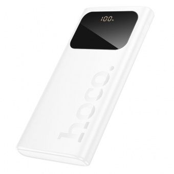 Внешний аккумулятор Hoco J144  15000mAh (ультратонкий,дисплей) цвет: белый