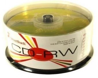 Диск Smart Track CD-RW 80min 4-12x CB-25/250