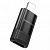 Адаптер Borofone BV18 IP "папа" в Type-C "мама" USB2.0 цвет: Чёрный
