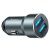 Автомобильное ЗУ Hoco DZ17 (подсветка 2 USB: 2.4A) цвет: металлик